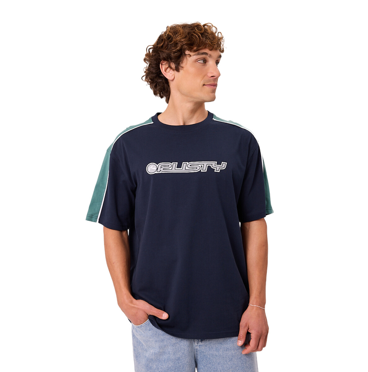 Remera Rusty Zoren S27 - Azul 