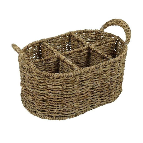 Organizador 6 Div 18X28Xh13Cms Fibra Natural