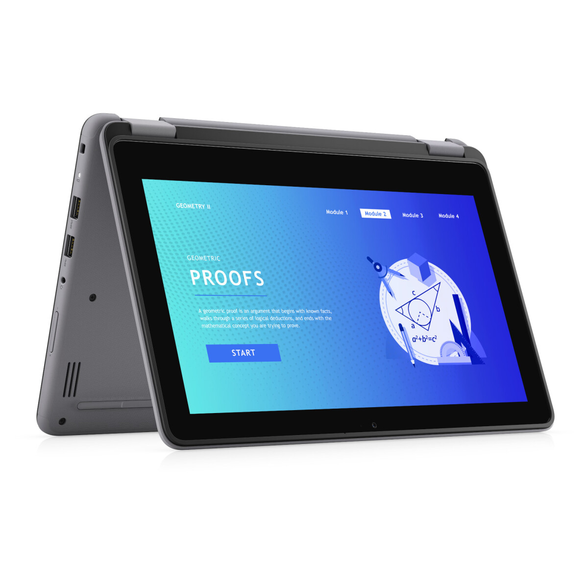 Dell - 2 en 1: Tablet / Notebook Latitude 3140 - 11,6'' Hd Táctil. Intel N200. Windows 11 Pro. Ram 4 - 001 