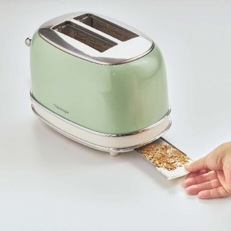 TOSTADORA VINTAGE 810-W VERDE 155 ARIETE, VERDE