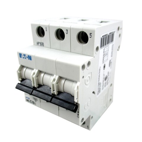 DISYUNTOR DIN 3X 10 A 06 KA EATON DISYUNTOR DIN 3X 10 A 06 KA EATON