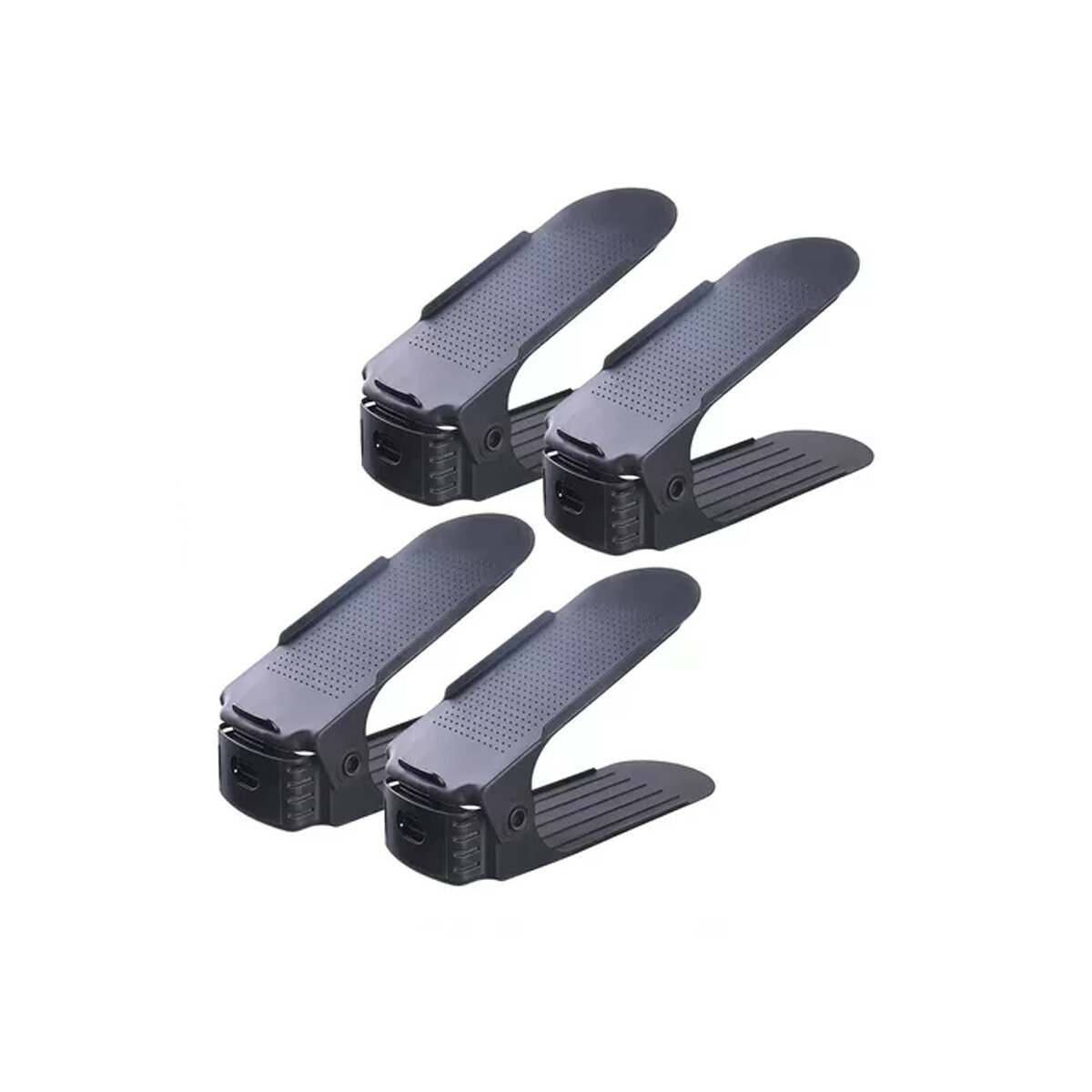 Organizador regulable de zapatos x4 - NEGRO 