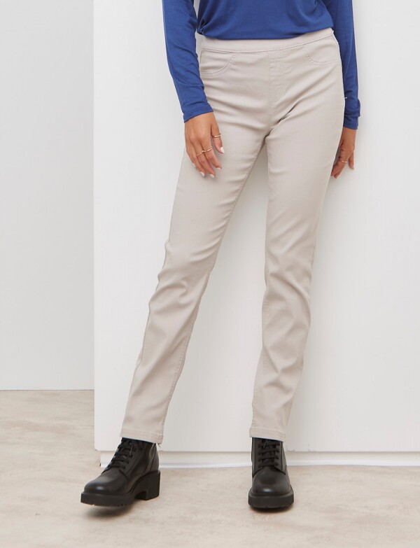 Pantalon Pull On Colors BEIGE