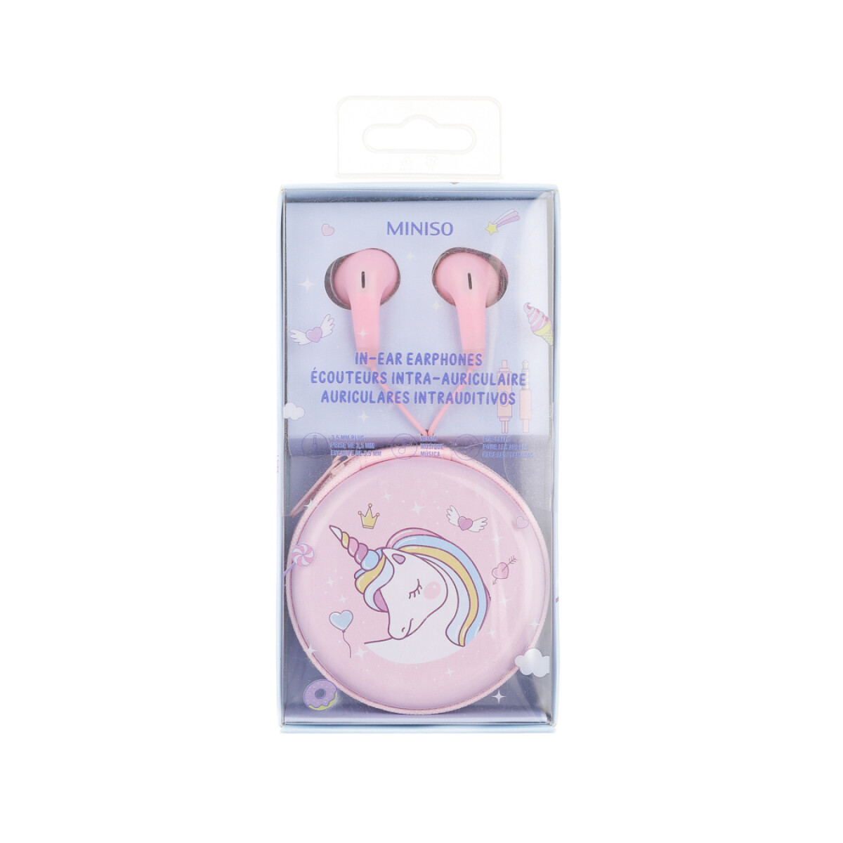 Auriculares unicornio - rosa 