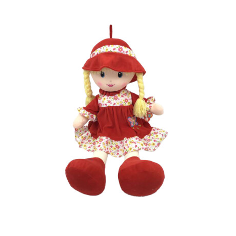 Muñeca con Gorro 80 cm Phi Phi Roja