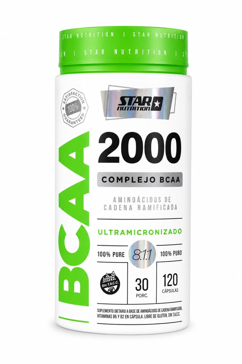 BCAA 2000 120 Comprimidos Star Nutrition 