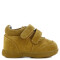 Zapato de Niño Croco Kids COKI de cuero con velcros Tan