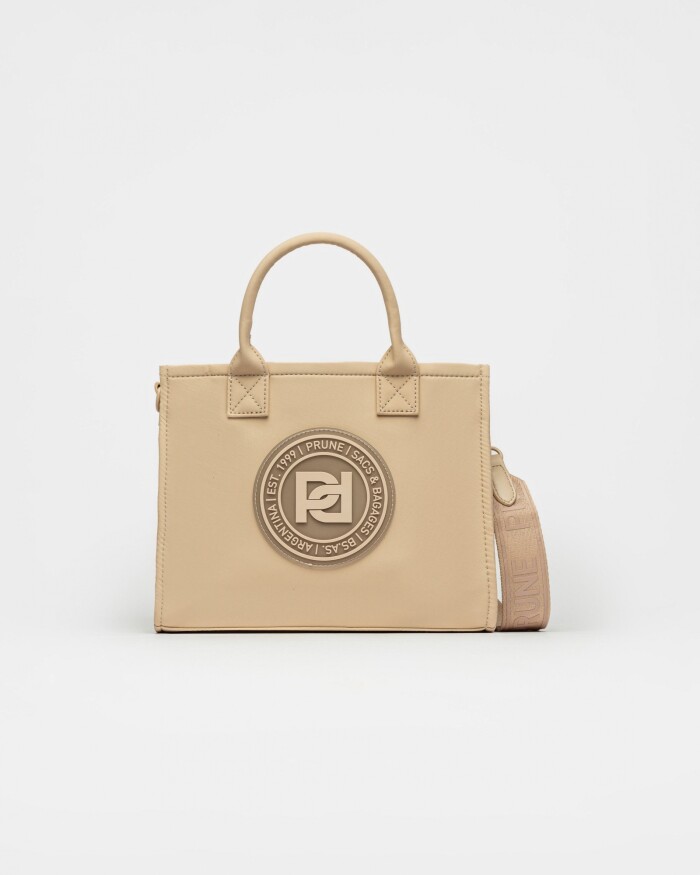 Cartera de mano Elena en nylon Vison