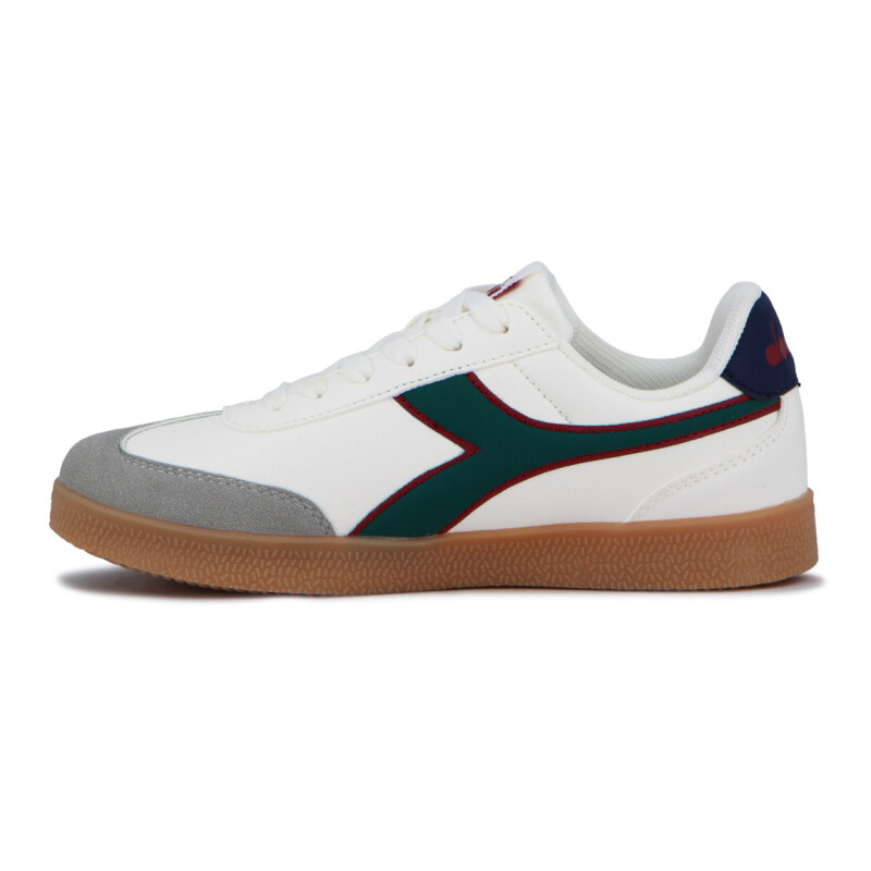 Championes Casuales Mujer Diadora Bamtelo Pu Blanco-verde