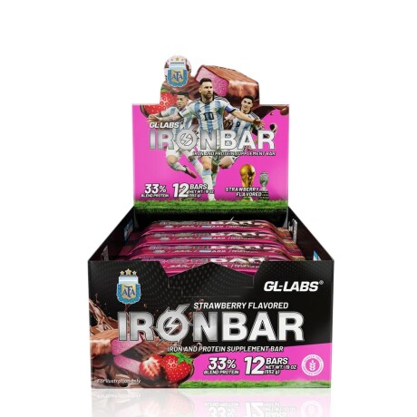 Barra Proteica Sin TACC Iron Bar Gentech Frutilla