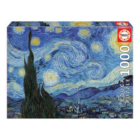 Puzzle Rompecabeza Noche Estrellada Van Gogh Educa 1000 Pzas Puzzle Rompecabeza Noche Estrellada Van Gogh Educa 1000 Pzas