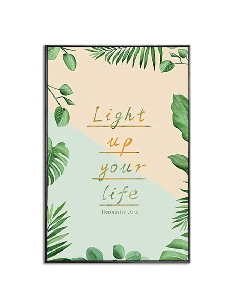 CUADRO CANVAS 40x60cm MARCO LOVE YOUR LIFE CUADRO CANVAS 40x60cm MARCO LOVE YOUR LIFE