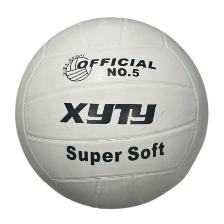 Pelota Volley Knex de Goma Blanca XYTY Super Soft BLANCO