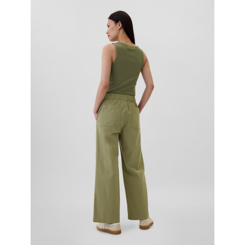 V-EASY WIDE LEG KHAKI WALDEN GREEN