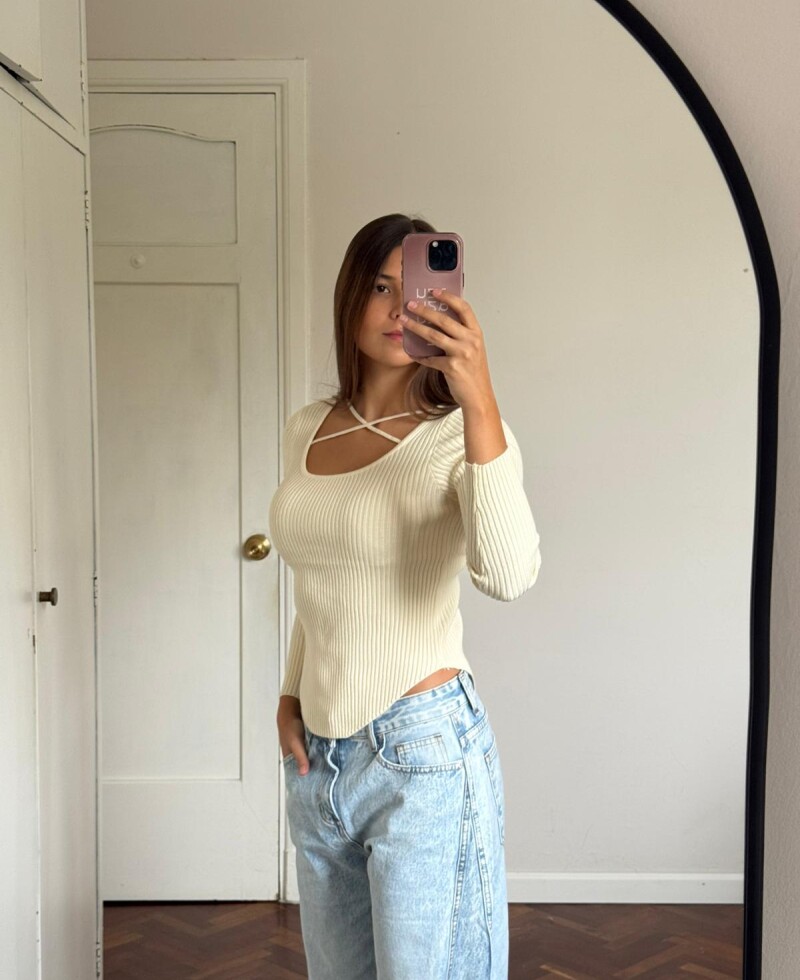 Polera Mia manteca