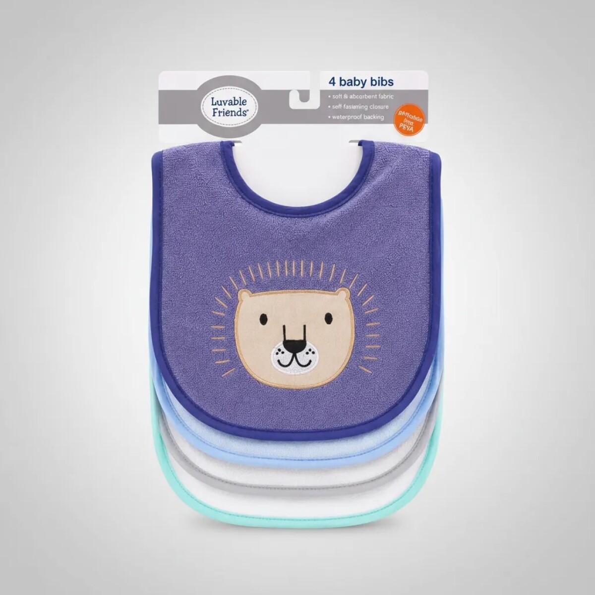 Set x4 baberos Lfriends impermeables - leon 