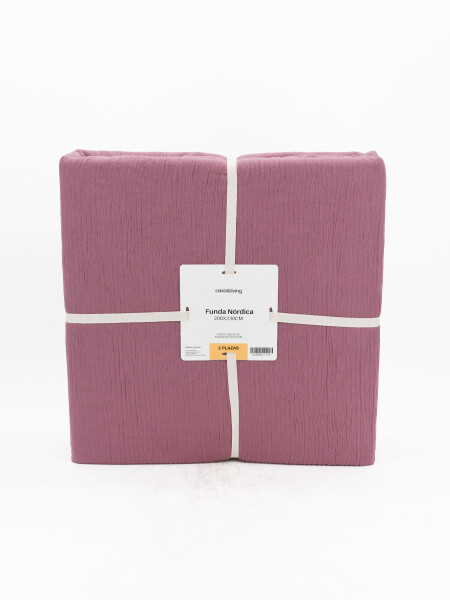 FUNDA NORDICA 2 PLAZAS 2 FUNDAS BORDEAUX