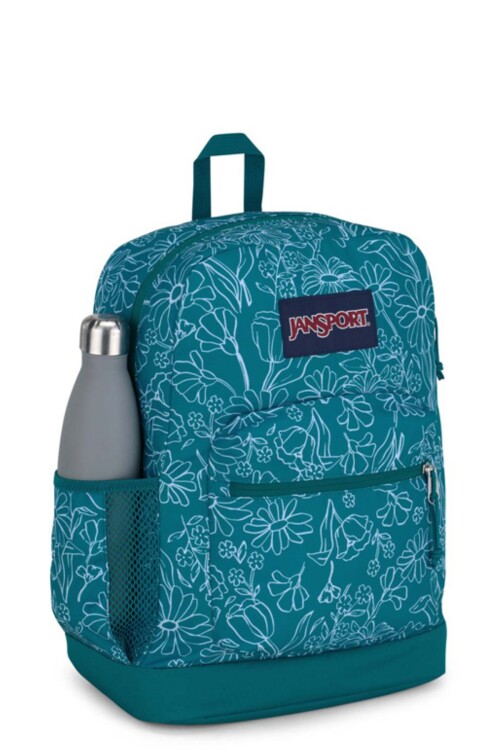 MOCHILA CROSS TOWN PLUS DELIGHTFUL DAISIES GREEN