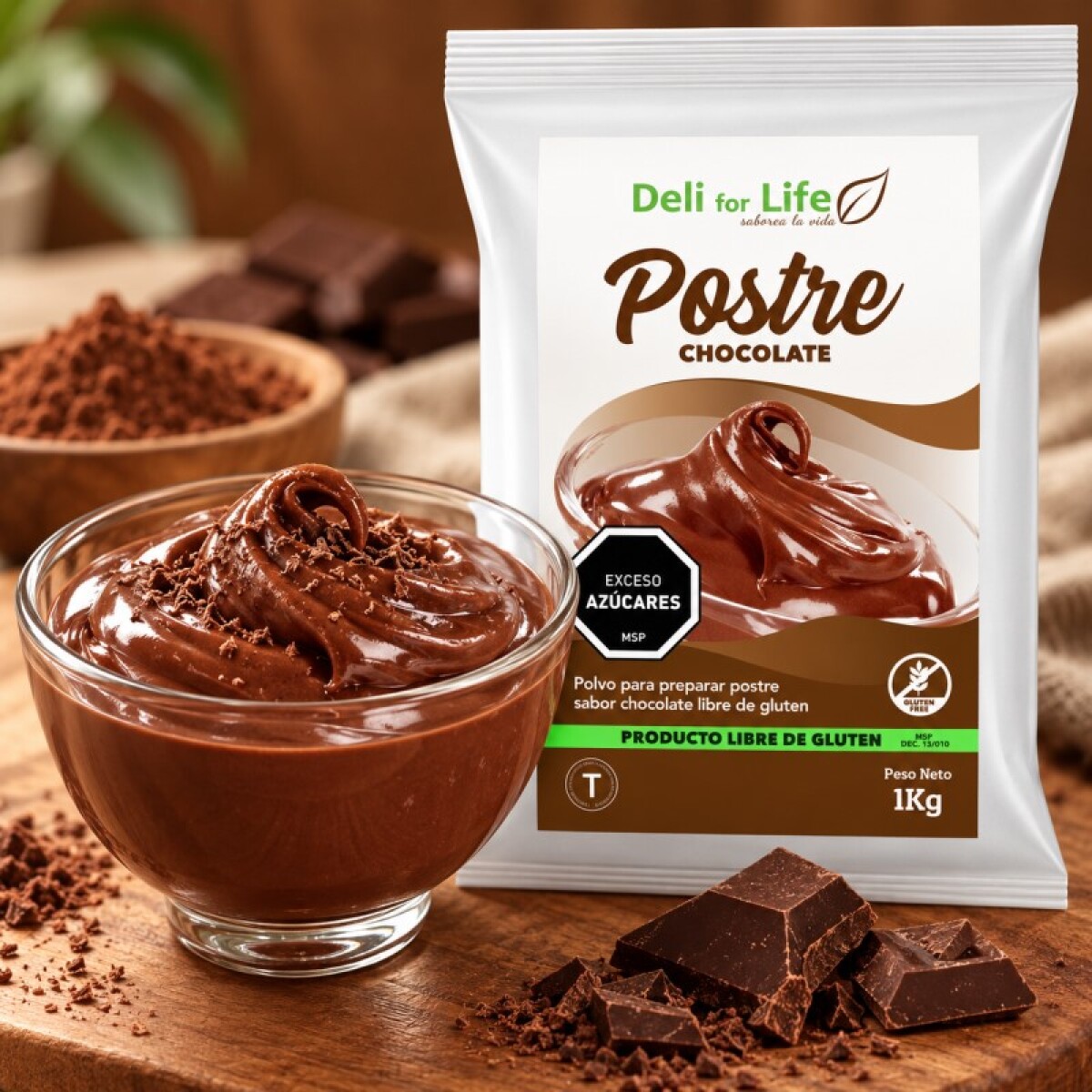 Postre de Chocolate 1kg 