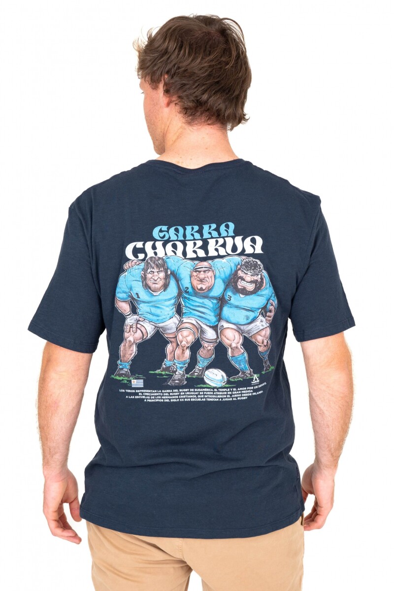Camiseta Rugby Kevingston Garra Charrúa Azul