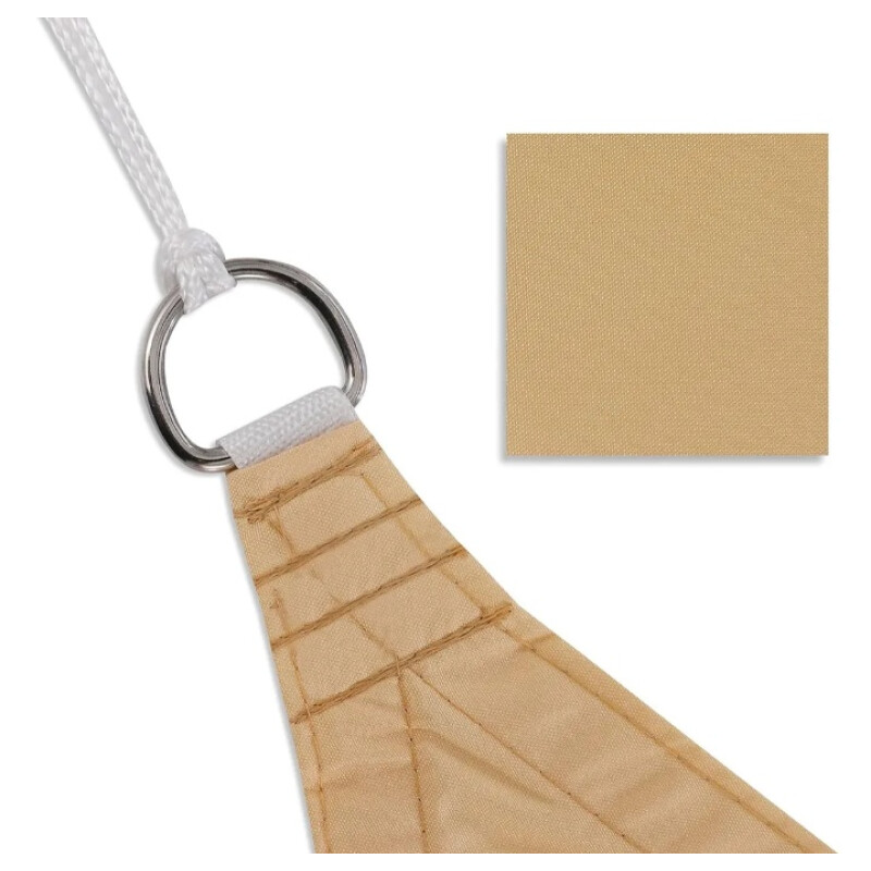 Malla Sombra Lona Toldo Triangular 3x3mts Exterior Jardín Malla Sombra Lona Toldo Triangular 3x3mts Exterior Jardín