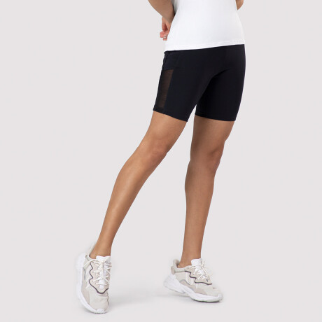 Calza Biker Deportiva Short Graphene Para Dama Negro