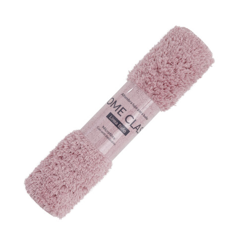 Alfombra Baño con Pelo Largo Home Class 40 x 60 cm ROSA 1