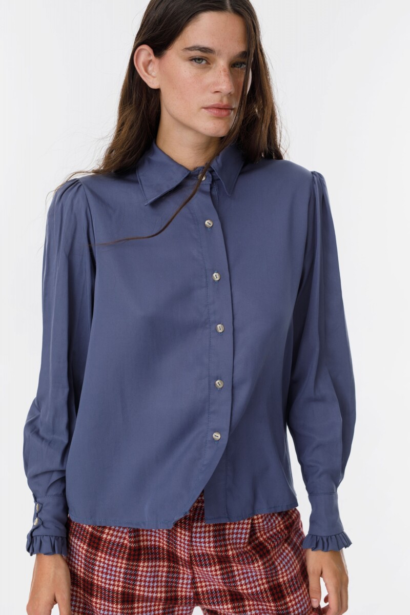 Camisa Cristal Azul Piedra