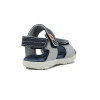 Molekinho Sandalia Casual C/velcro Marino-gris