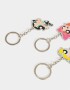 Llavero Metal Set De Llaveros Chicas Superpoderosas - Combinacion Multicolor