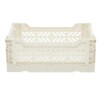 Caja organizadora plegable y apilable Chica White