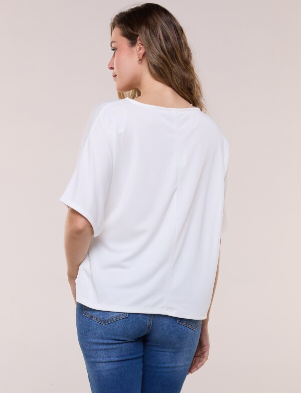Remera Lazo Lateral CRUDO