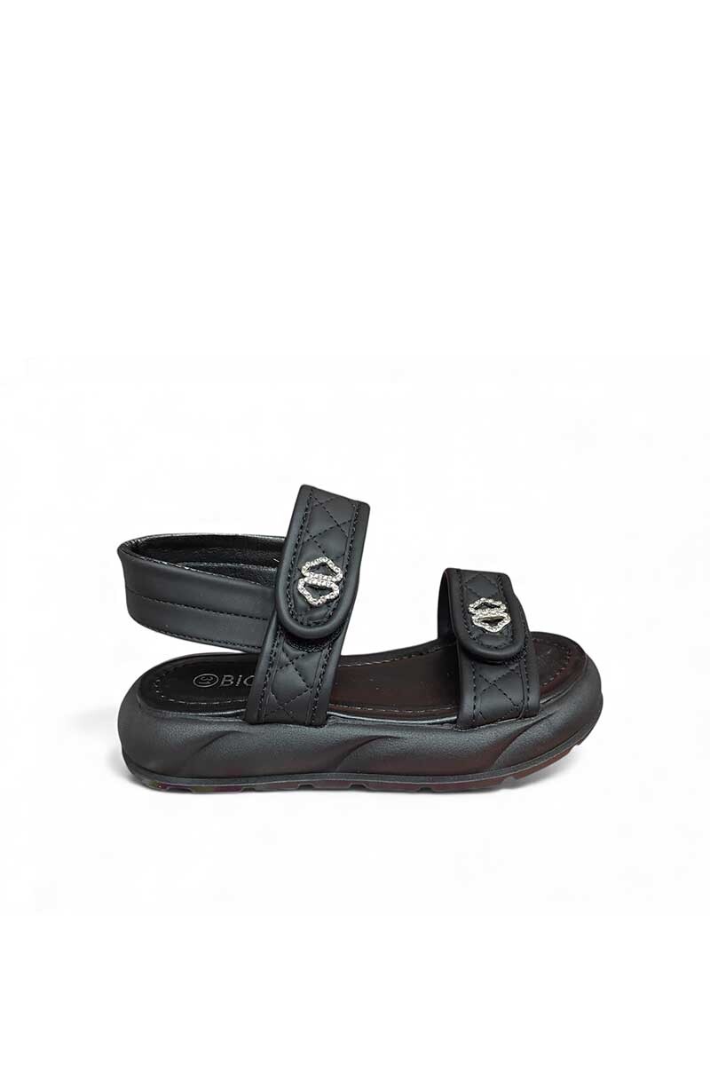 SANDALIA KIDS BIGBUG 2 VELCROS BI258 Negro