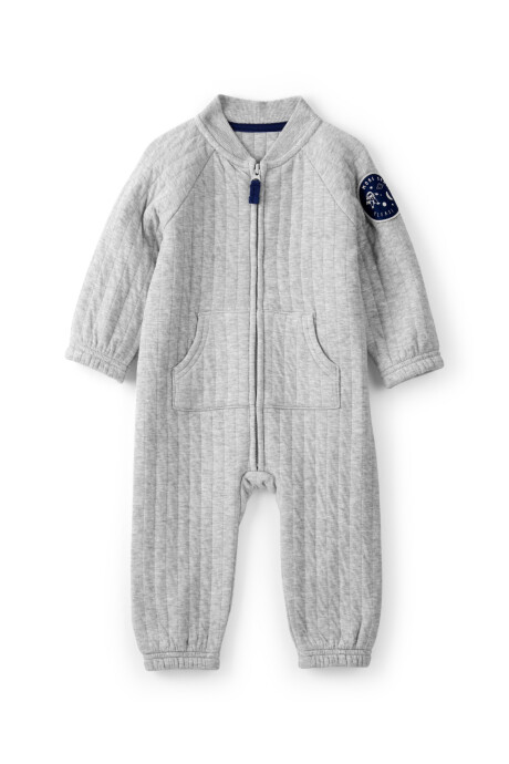 Monito de algodón, capitoneado, estampa espacial Sin color