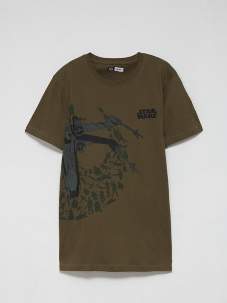 Camiseta manga corta Star wars- Verde