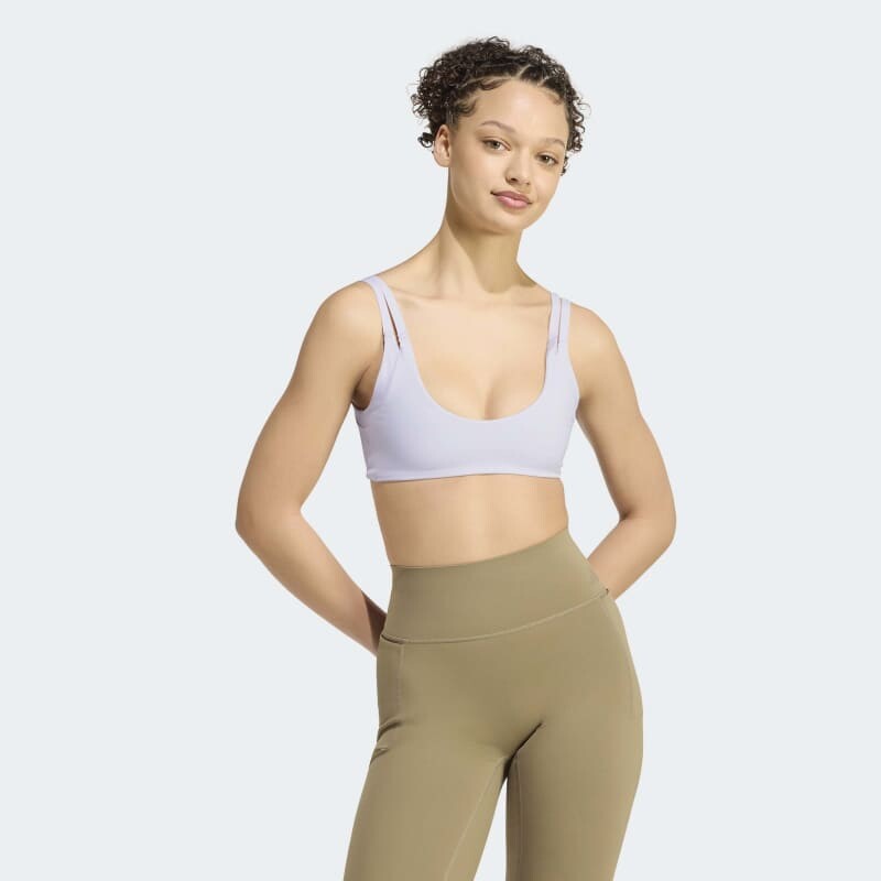 Top Adidas Optime Workout Twist Reversible Blanco