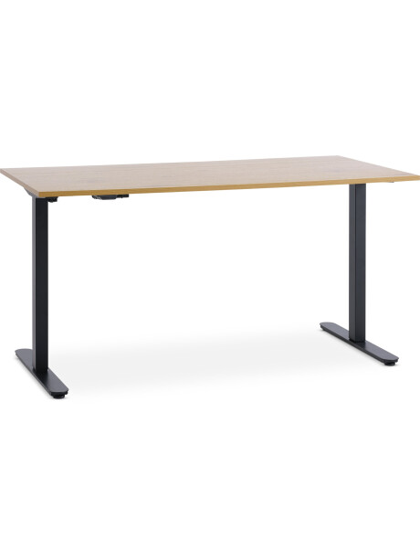 Escritorio altura reg SVANEKE 70x140 color roble/neg Escritorio altura reg SVANEKE 70x140 color roble/neg