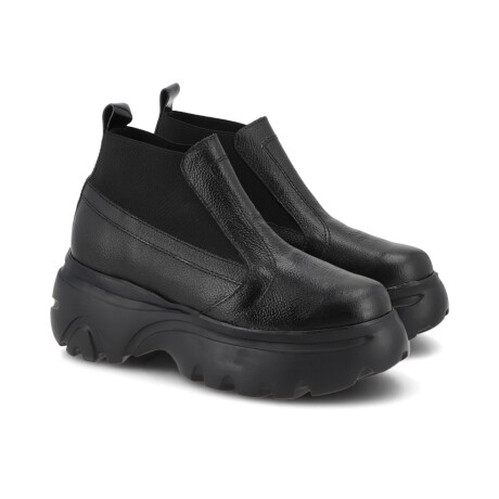 BOTA VENET - CUERO BRANCCIA NEGRO