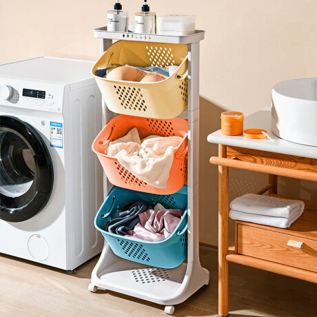 Organizador Estante Móvil Carrito Cocina Juguetes Multicolor