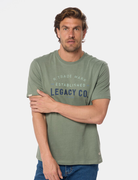 REMERA ESTAMPADA Verde