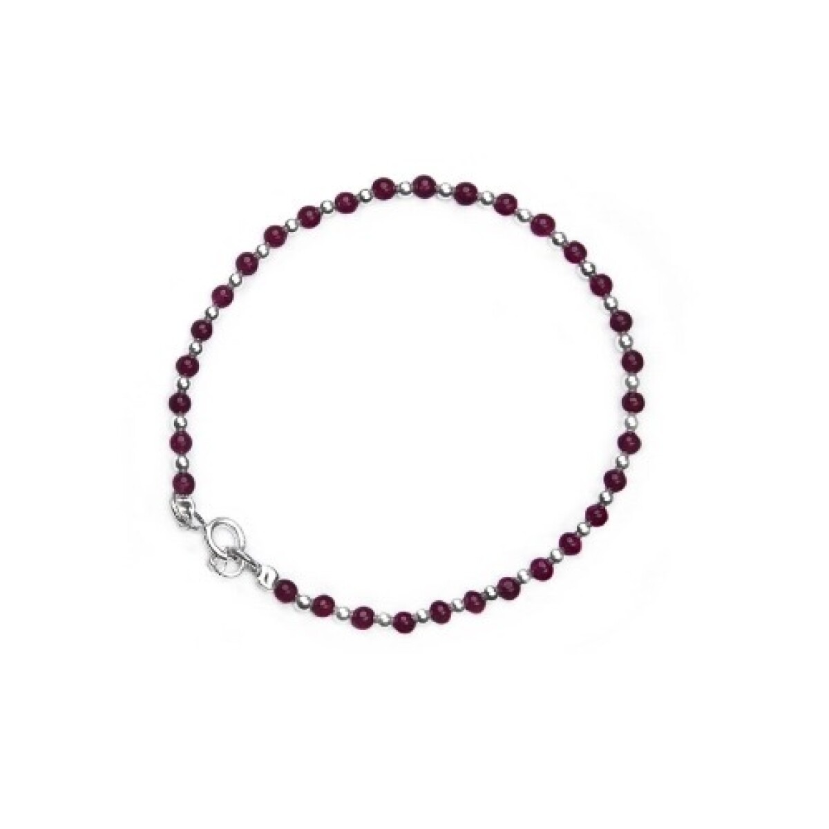 Pulsera Perlitas de Colores - Granate 