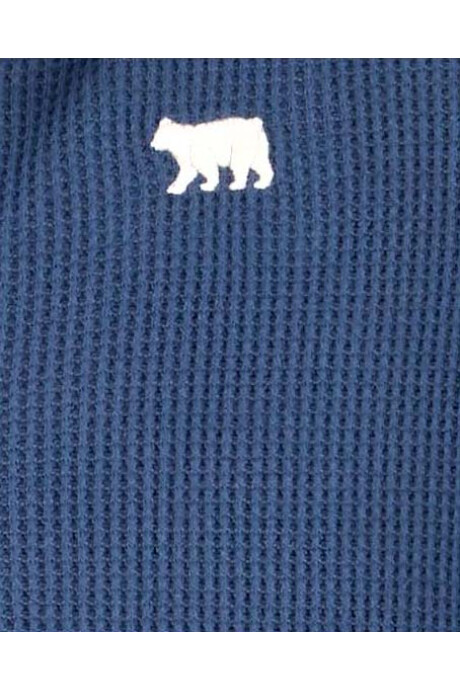Mameluco de algodón térmico, diseño oso Mameluco de algodón térmico, diseño oso