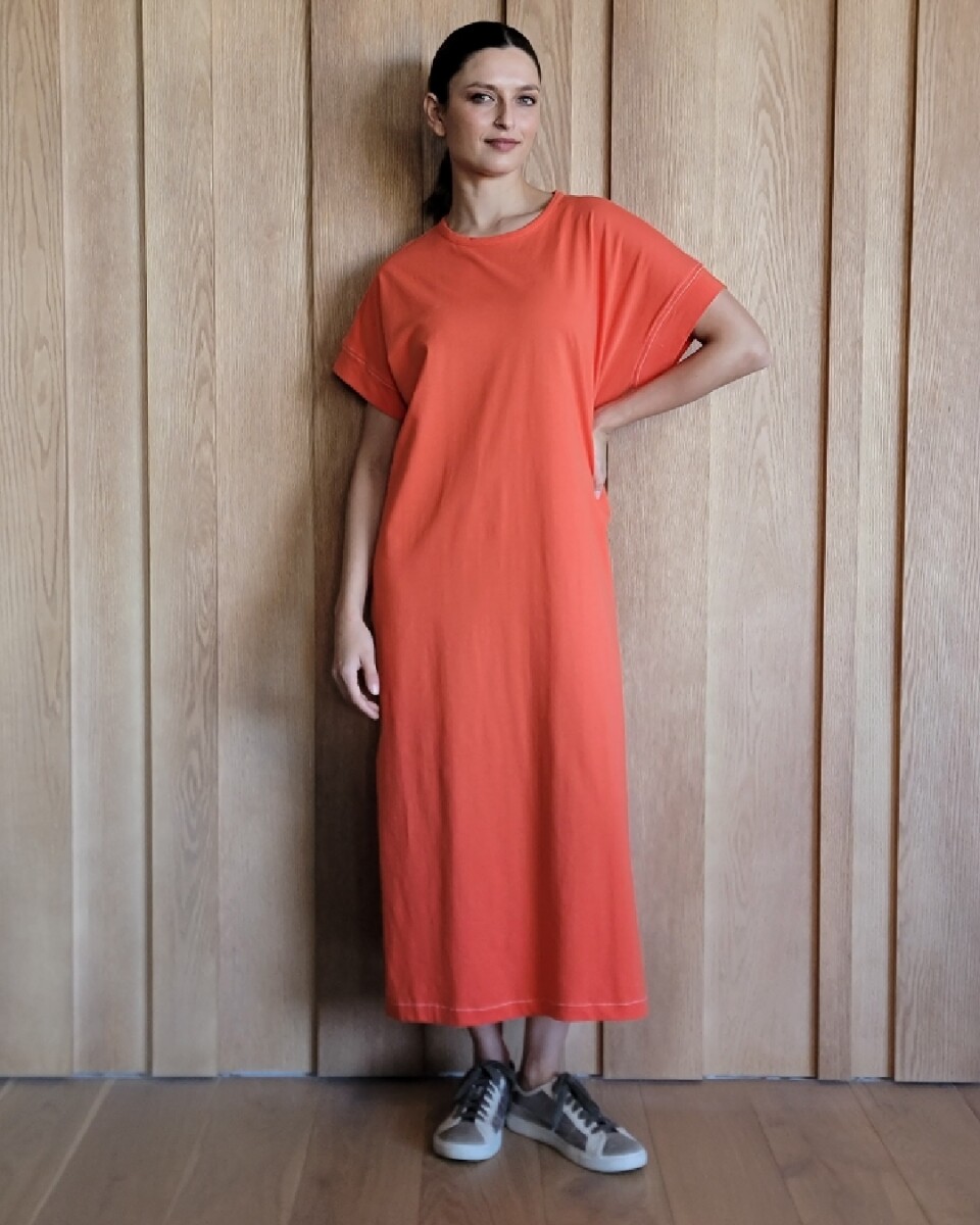 Vestido Agapanto - Naranja 