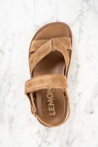 Sandalia Gamuza Camel