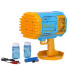 Pistola Burbujas Bazooka X69 Disparadores Recargable Juguete Variante Color Azul
