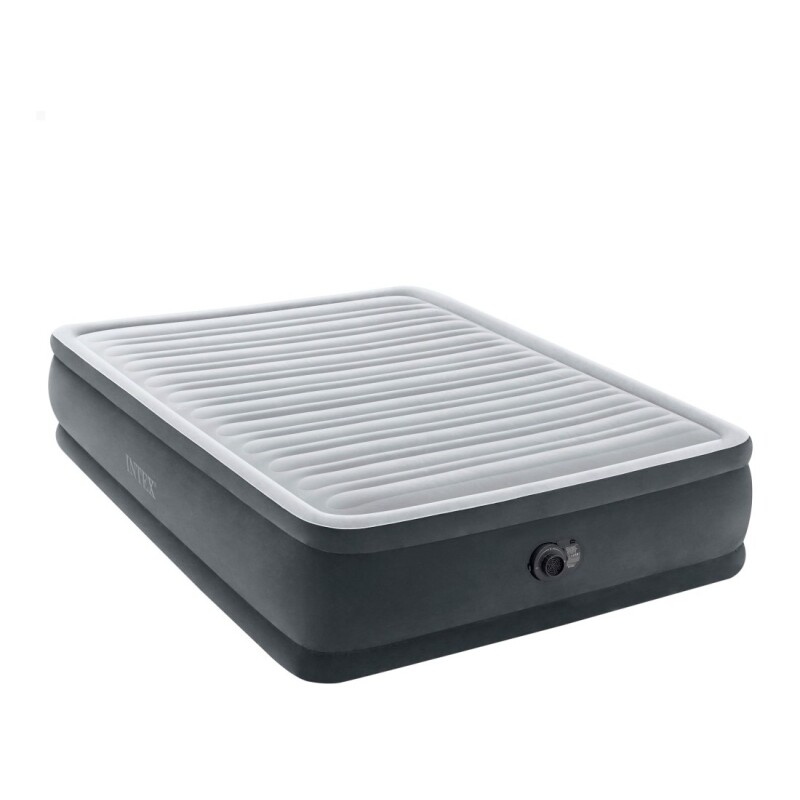 INTEX COLCHON DURA-BEAM DELUXE COMFORT PLUSH FIBER-TECH CON BOMBA 2 PLAZAS QUEEN Intex Colchon Dura-beam Deluxe Comfort Plush Fiber-tech Con Bomba 2 Plazas Queen