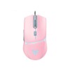 SETGAMER FANTECH TECLADO, MOUSE+PAD, AURICULARES Y SOPORTE Rosa