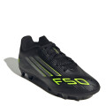 Championes de Fútbol 11 Infantiles Adidas F50 Club Negro - Plateado - Amarillo Limon