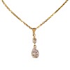 Dije Gota-Oro bajo-Piedra Zirconia-CP8523 Conpiedra