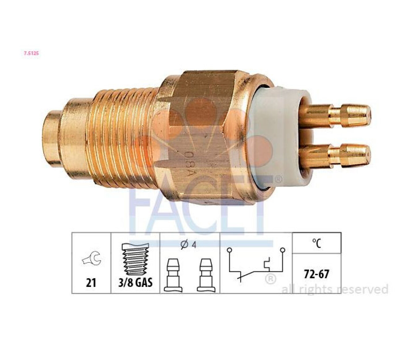 BULBO INTERRUPTOR - ELECTRO KIA PRIDE MAZDA 323 - 